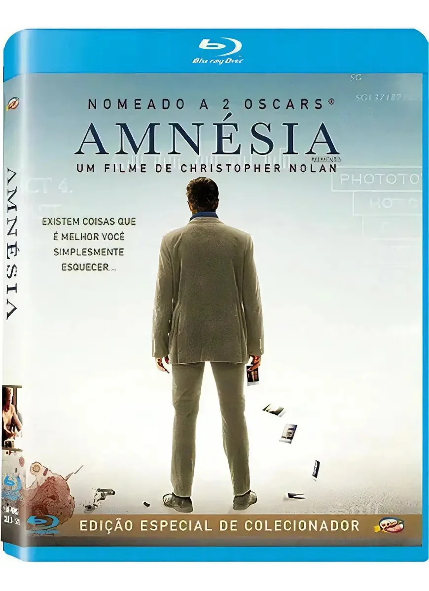Bluray Amnésia - Christopher Nolan - Dubl Leg Lacrado