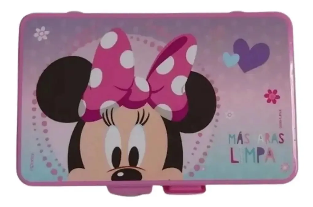Porta Mascara Plasutil Duplo Minnie 14444 01 Un