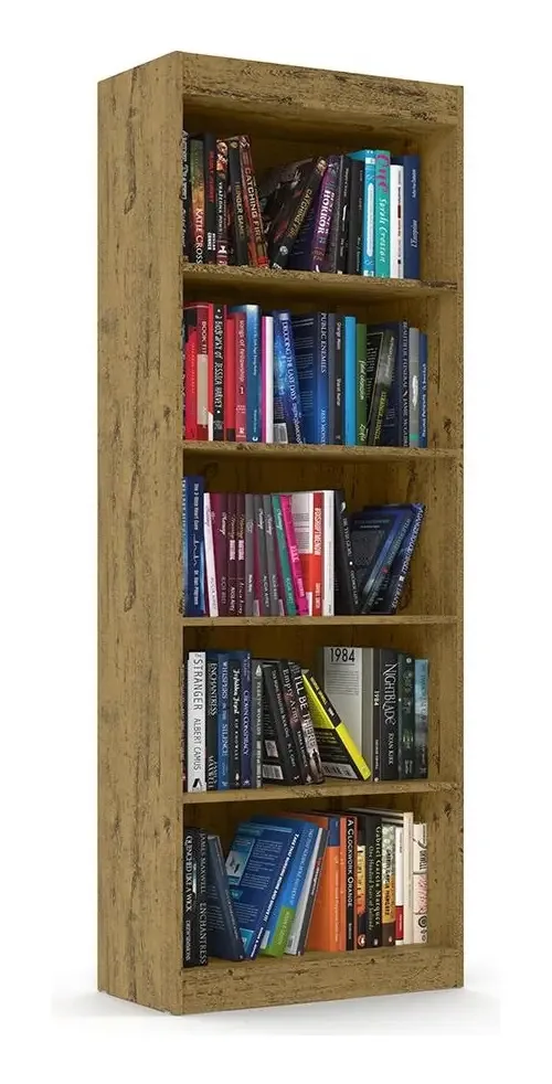Livreiro Organizador Decoração Enfeite Estante Revistas Sala Cor Nature