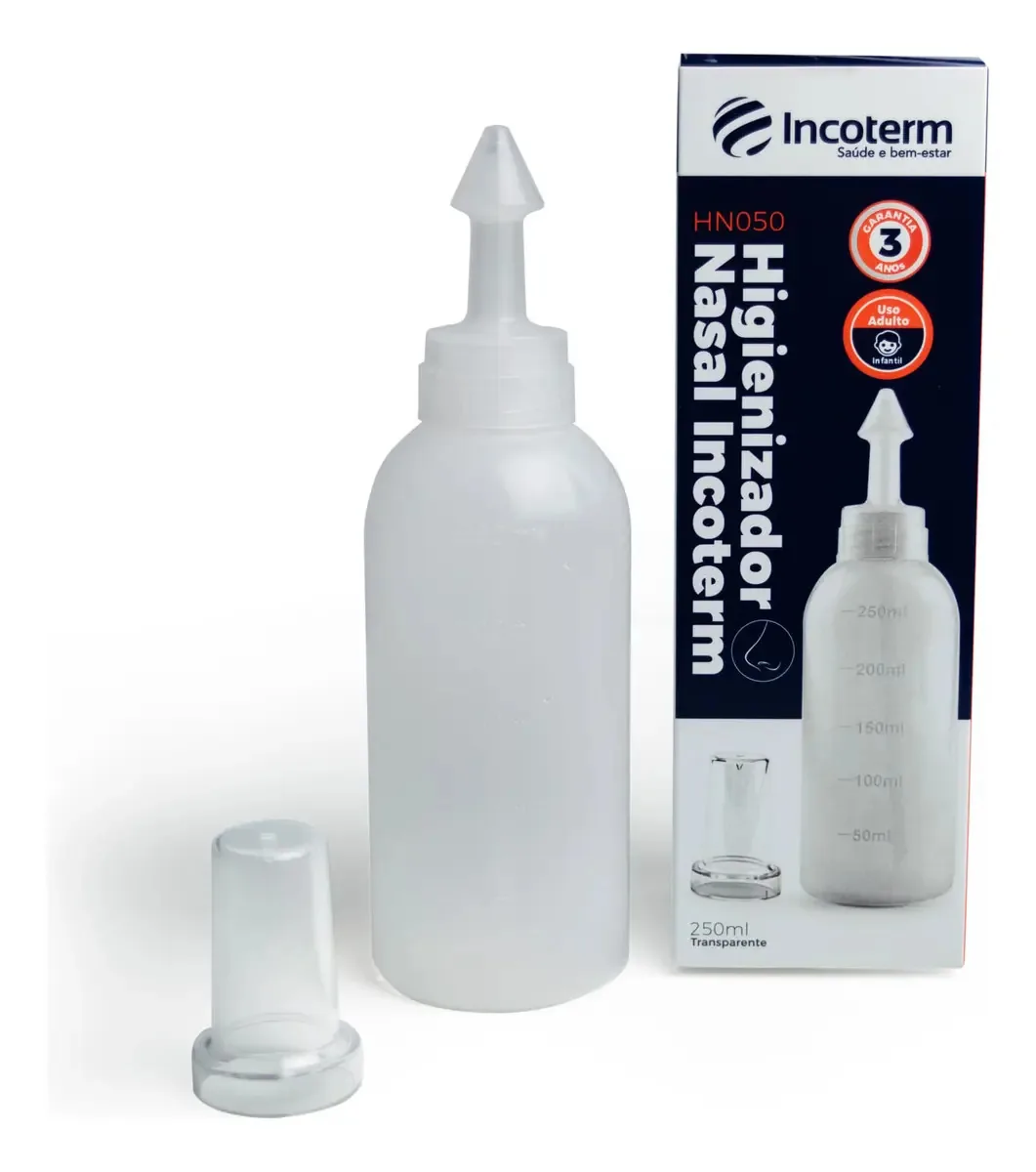 Higienizador Nasal 250ml transparente HN050 Incoterm