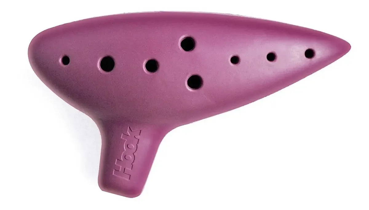 Flauta Ocarina Hook Abs 11 Furos Zelda Em A Lá Cor Purple