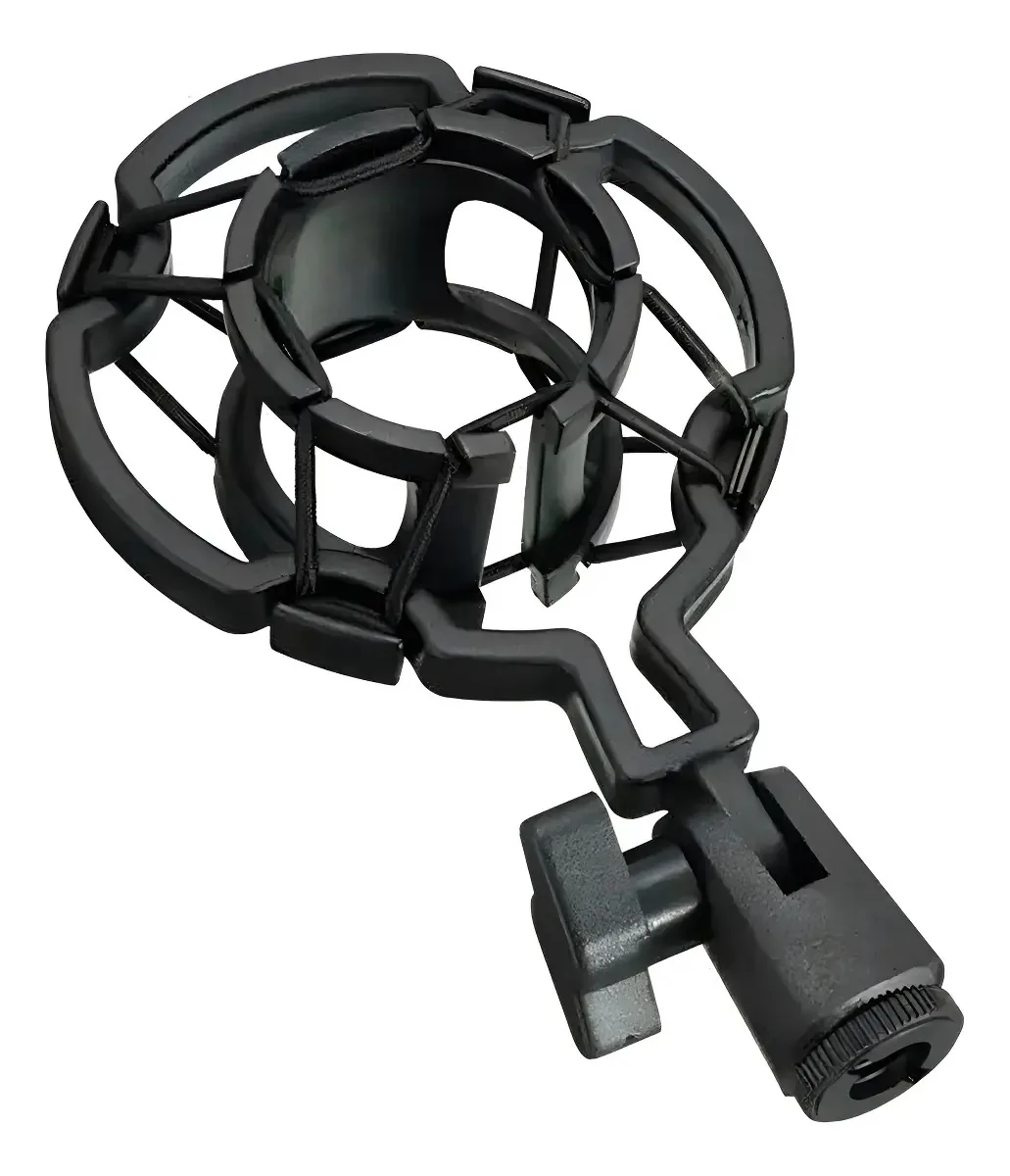 Shockmount Aranha Para Microfone Hook 60027 Cor Preto