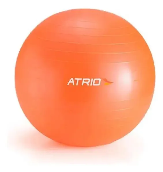 Bola Suiça Para Pilates 55cm Atrio Laranja