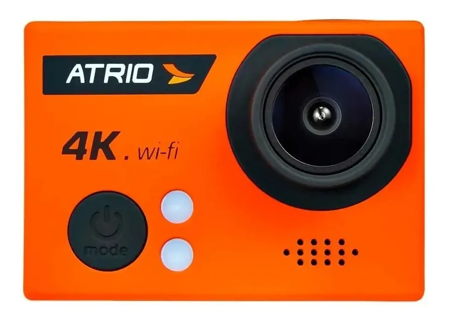 Câmera sportiva Atrio DC185 4K NTSC/PAL laranja