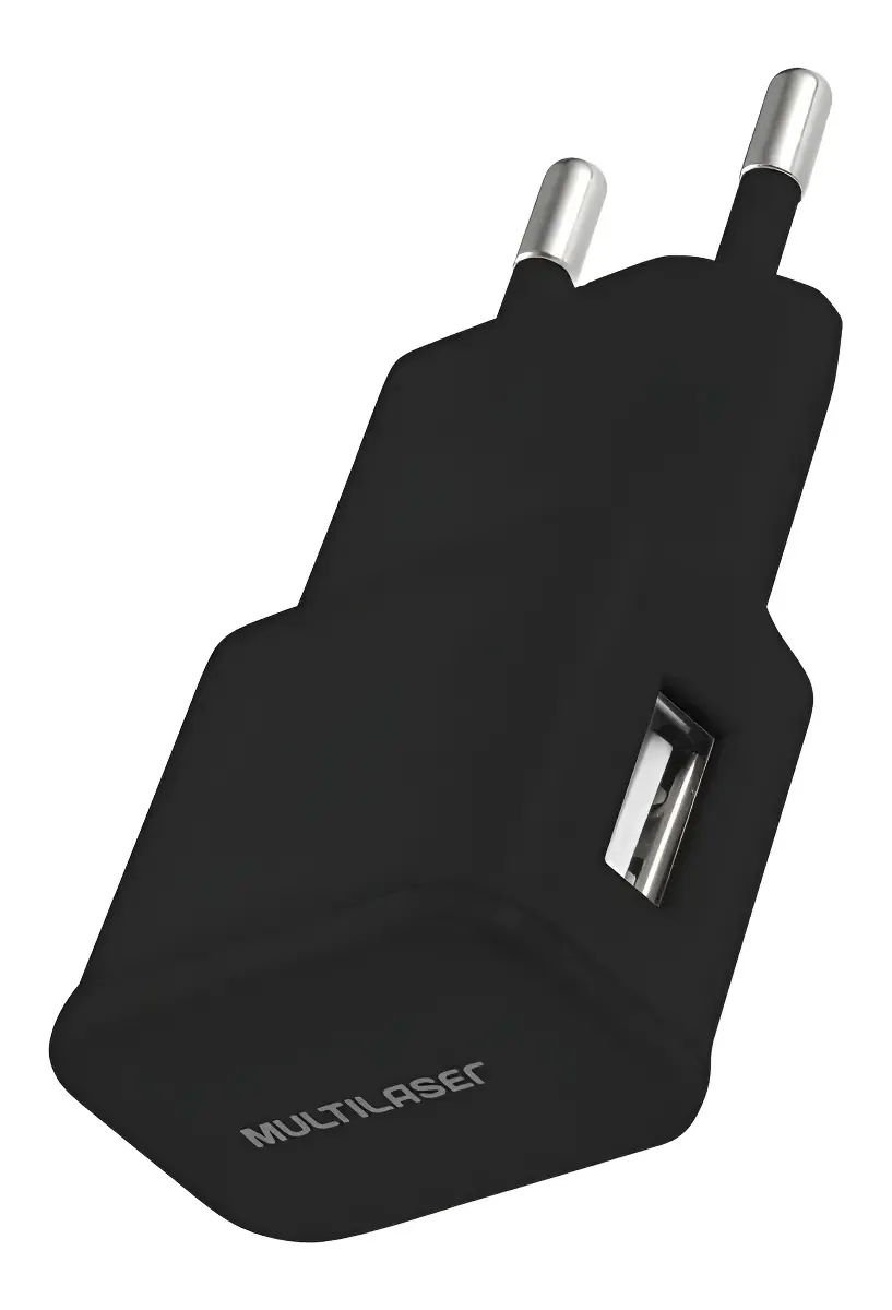 Carregador Tomada Usb Pto Multilaser