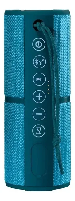 Caixa De Som Waterproof Bluetooth Azul Pulse