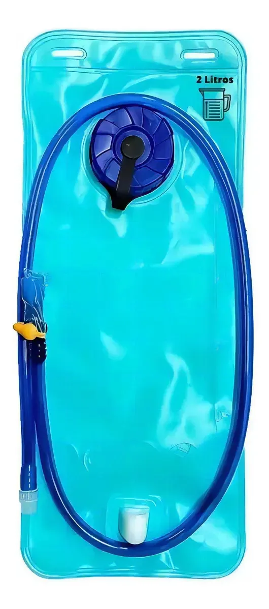 Bolsa Hidratação Camelbak 2L SM Azul com Mangueira e Válvula