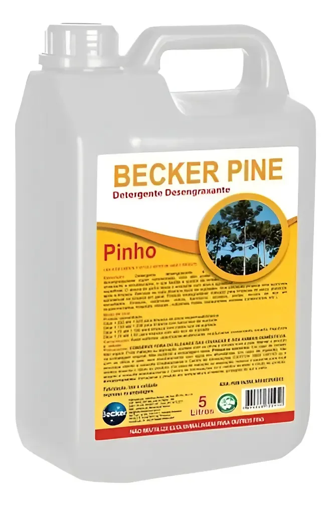 Detergente Desengraxante Becker Pine 5 Litros Concentrado