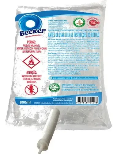 Álcool gel BeckerGo 800 ml