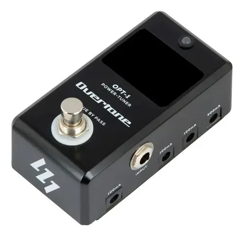 Fonte Com Pedal Afinador Overtone Opt-1 Para Pedais Cor Preto