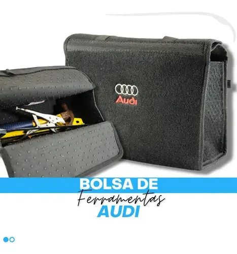 Bolsa De Ferramentas Para Carro Premium 37cm Emborrachada Cor Audi
