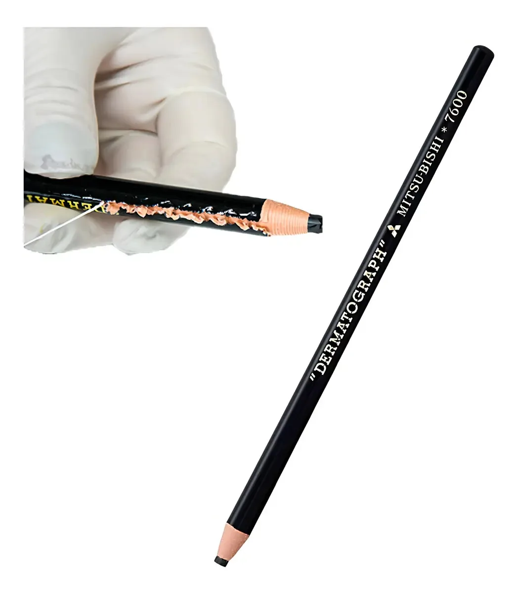 Lápis Dermatográfico Mitsubishi Cor Preto 7600