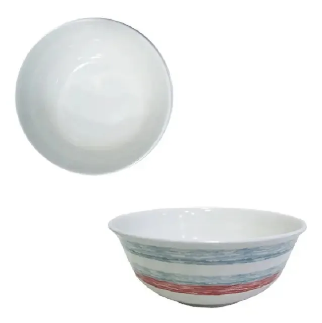 Cinco Tigelas De Melamina Redonda Designer 17,5cm 830ml