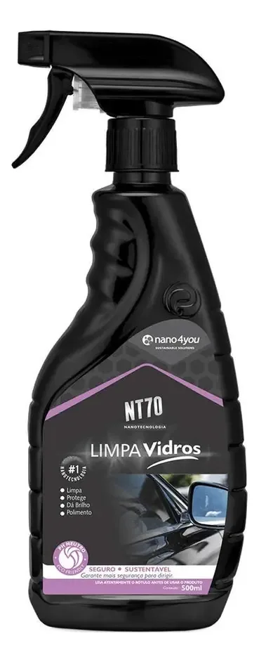 Nt70 Limpa Vidros Econano 500ml