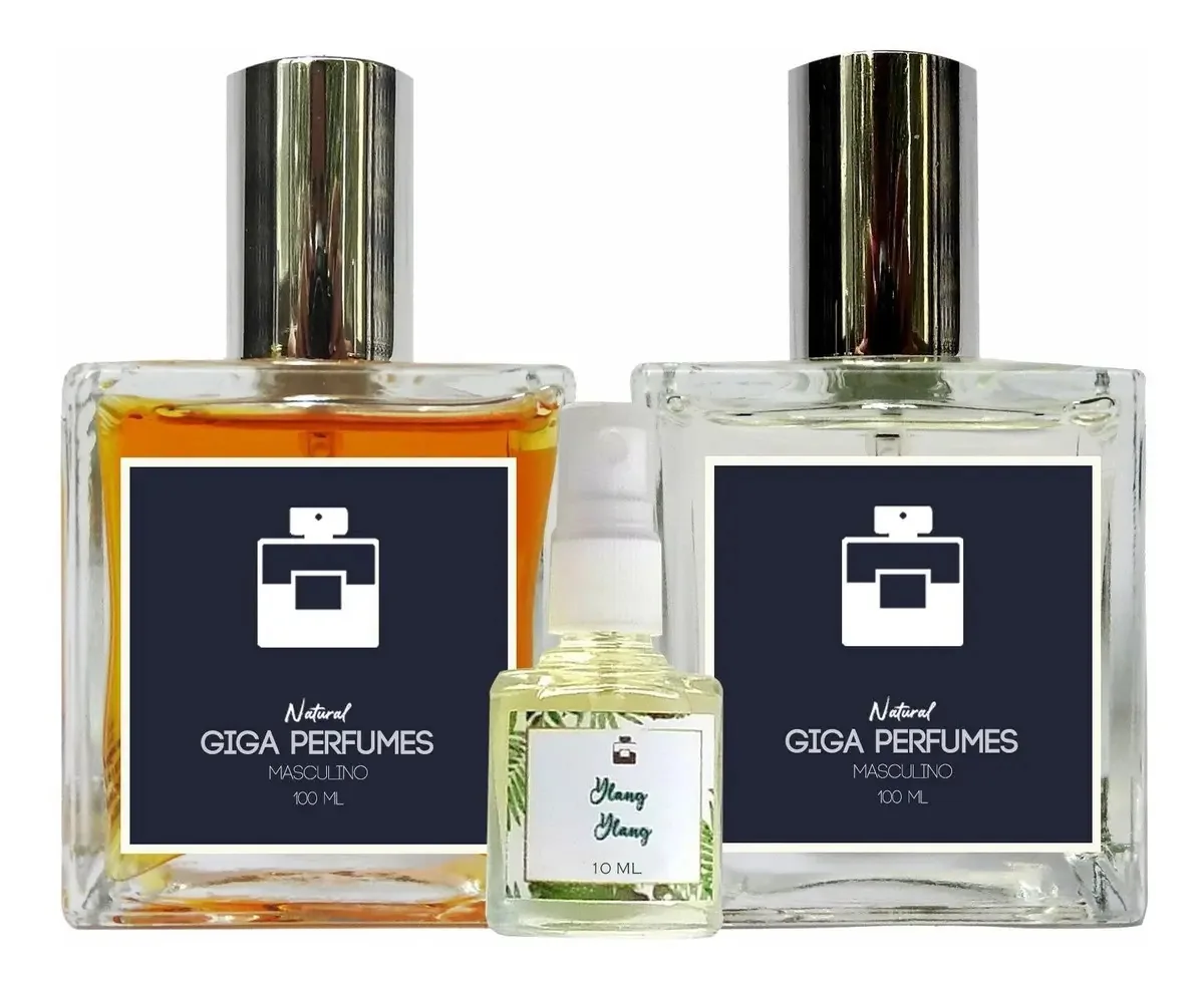 2 Perfumes Masculinos Amadeirado 100ml + Doce 100ml