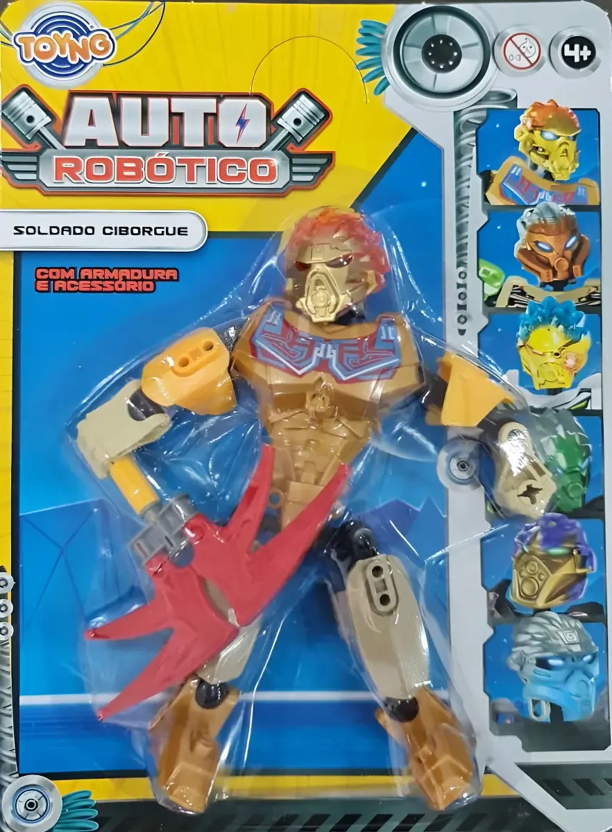 Boneco Vira Robo 6 Sort 2 4dz Fvse Toyng