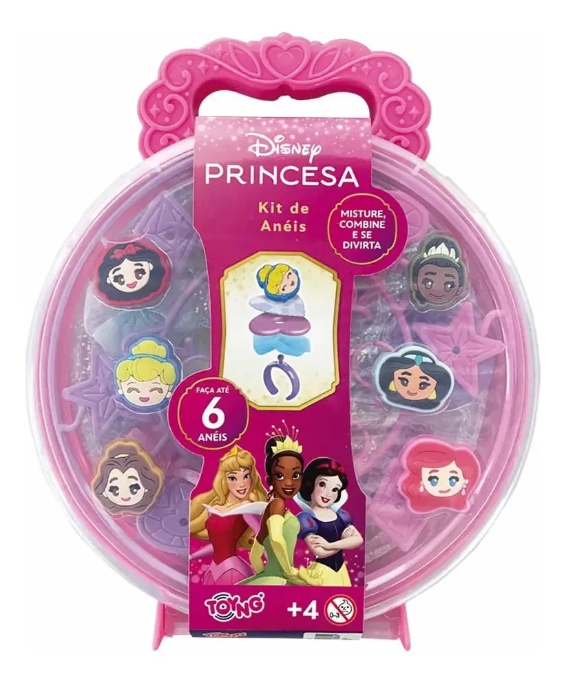 Kit Anel Princesas 54064 Toyng