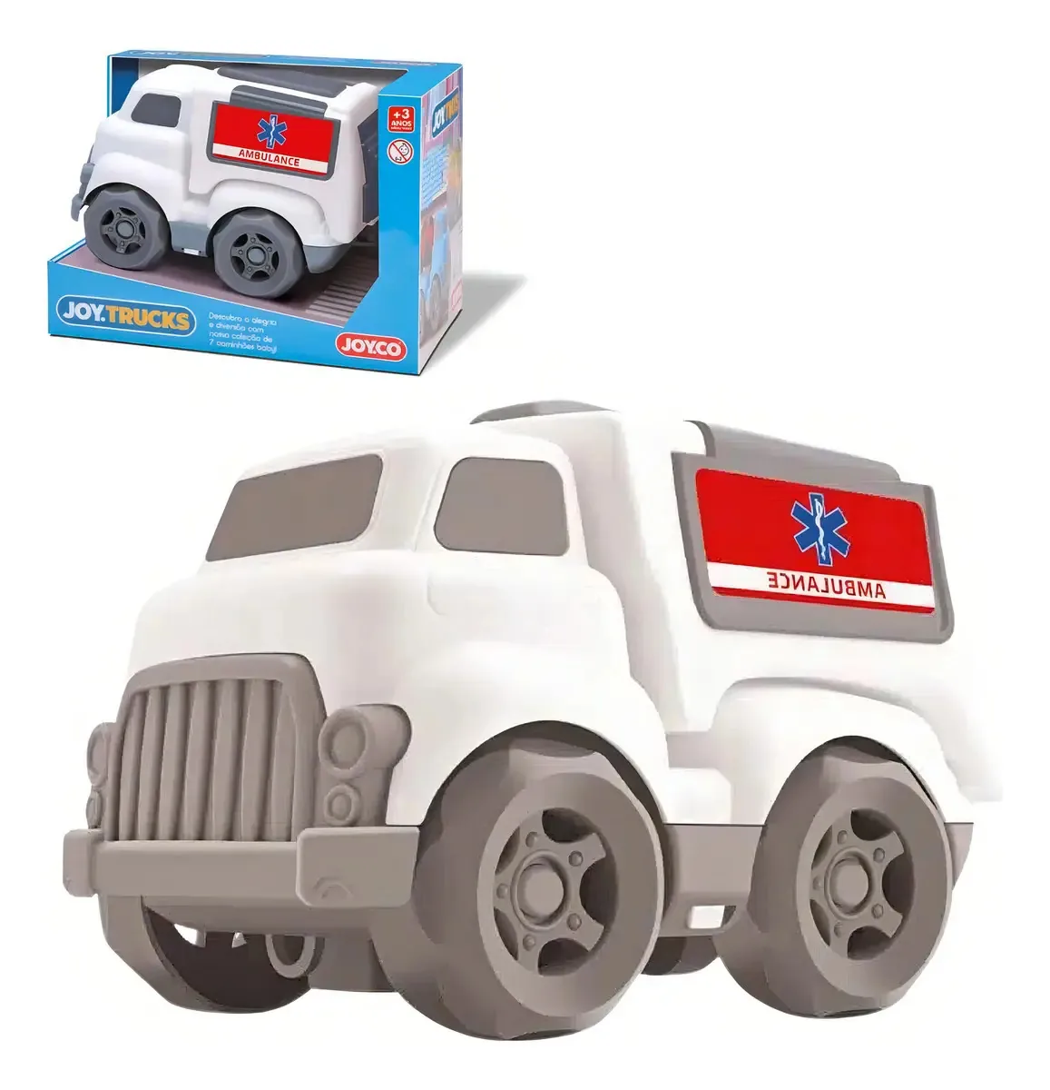 Caminhão De Brinquedo Bambola Joy.trucks Ambulância Modelo 963