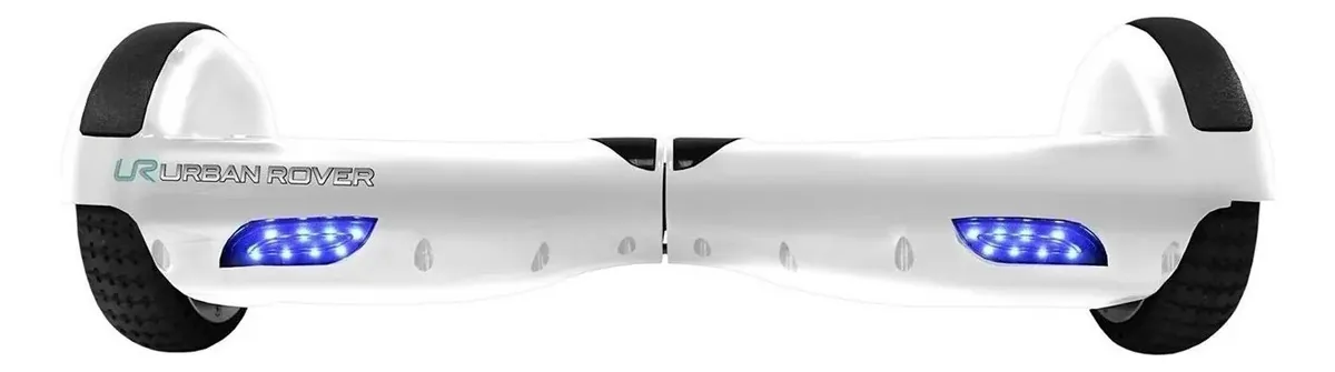 Skate elétrico hoverboard Kikos Urban Rover Branco 6.5"
