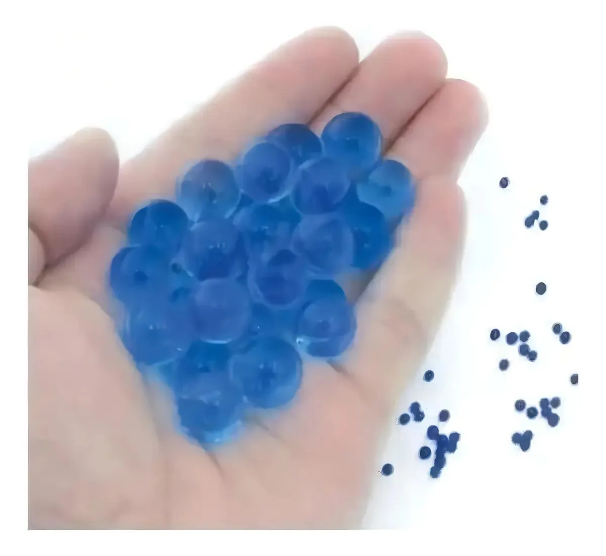 Bolinhas De Gel Orbis Anti Stress Cresce Água Azul 8000 Un
