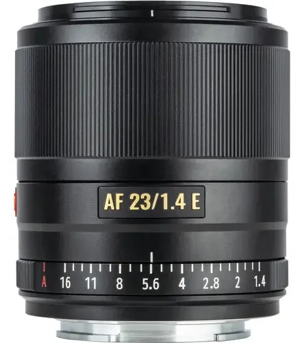 Lente Viltrox 23mm F1.4 Preto E-mount Para Câmeras APS-C Sony