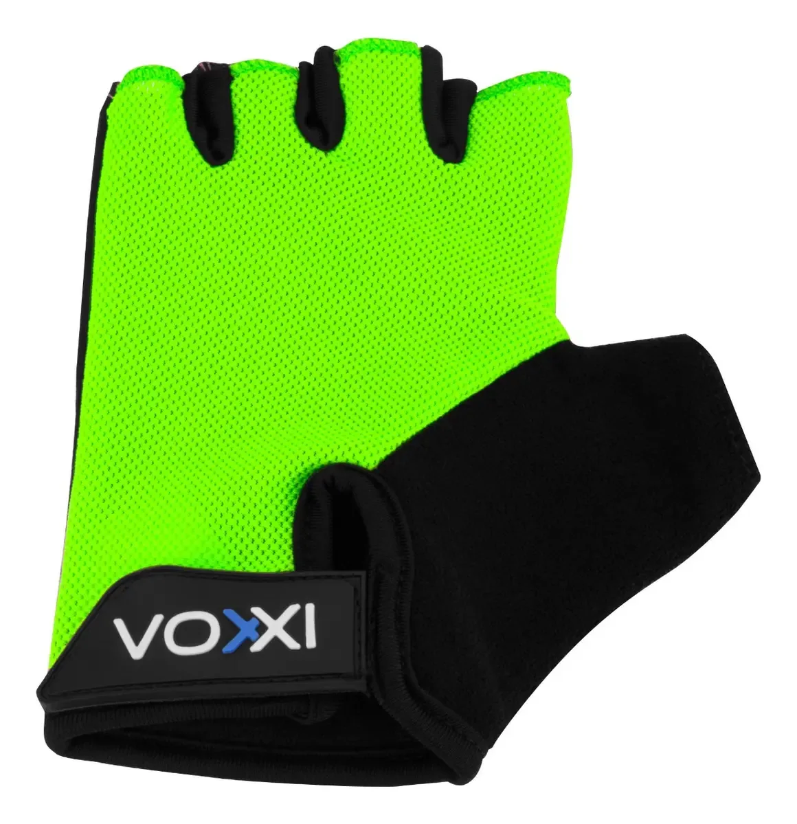 Luva Ciclismo Voxxi Lv01 Meio Dedo Verde Pp