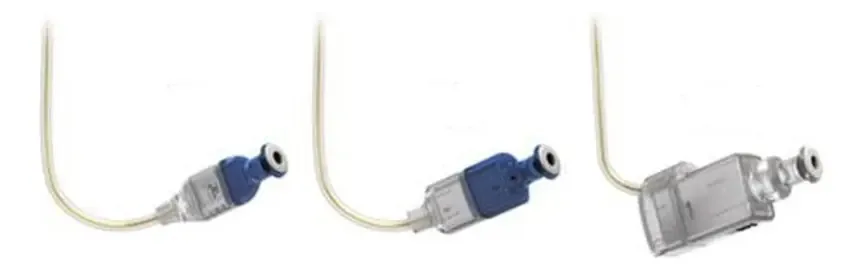 Receptor Para Aparelhos Auditivos Oticon Minirite - Cor Azul