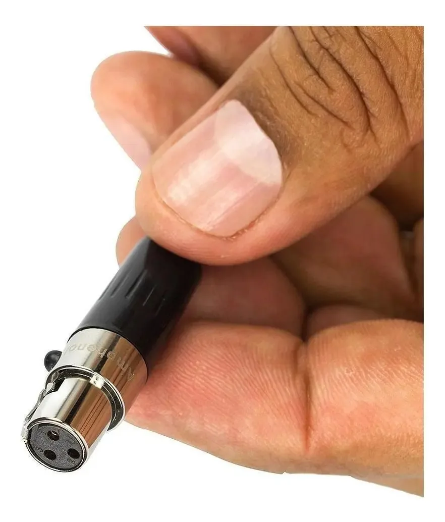 Conector Mini Plug Xlr Fêmea - Amphenol