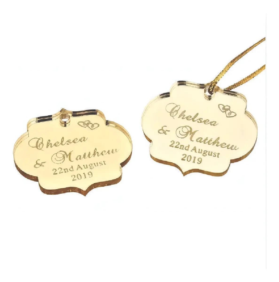 Tag Personalizada Etiqueta Acrílico Finalizador 2 Cm 50 Pçs