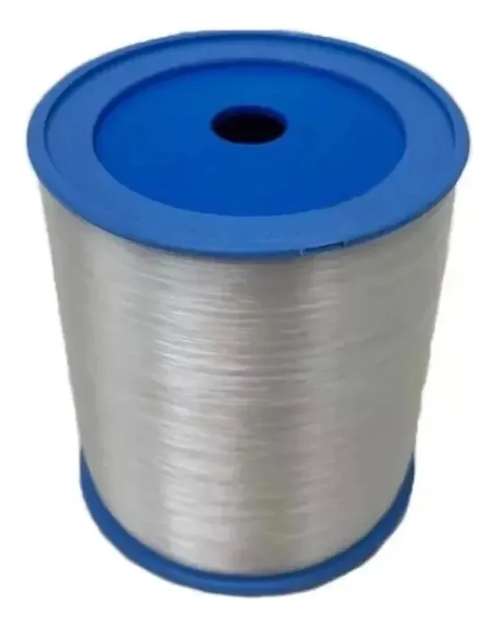 Linha Costura Invisível Nylon 020mm Artesanato Pesca Missang Cor Transparente