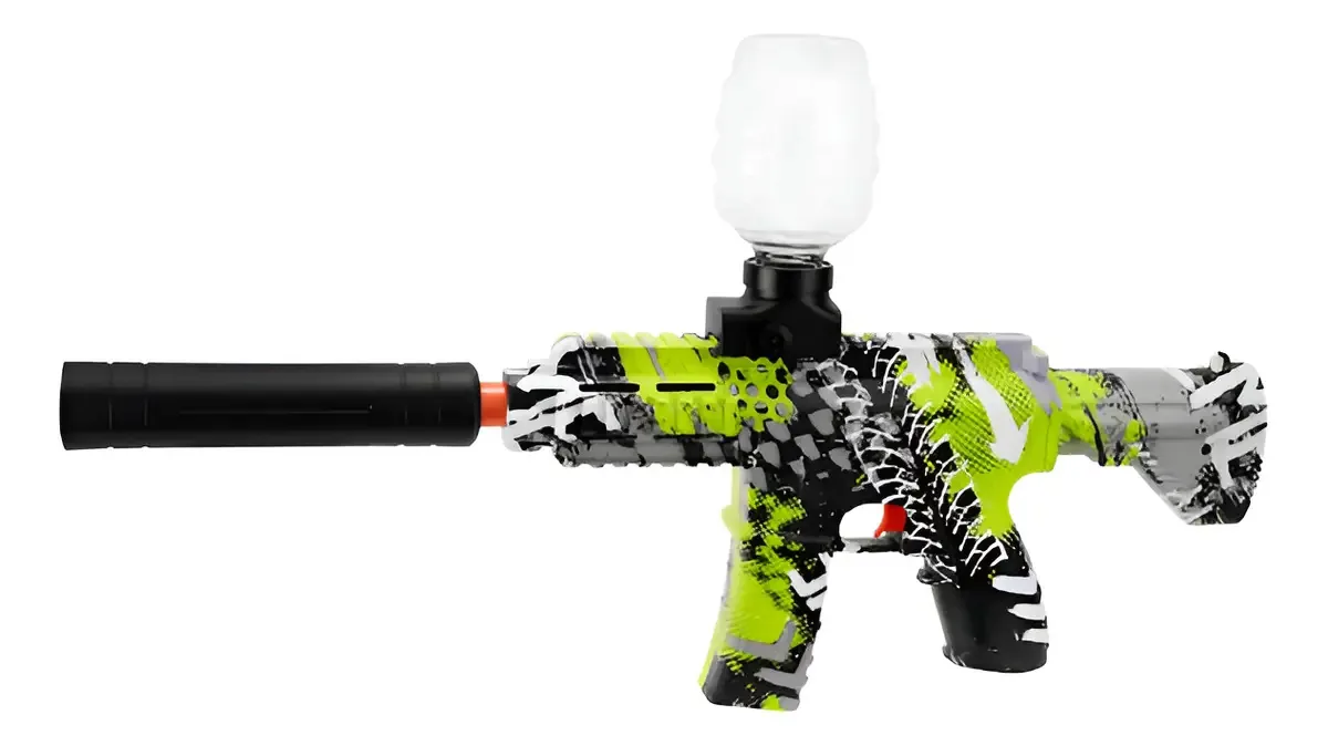 Mini Fuzil de Assalto M416 Automático Halley Colorido Plástico G360-1A