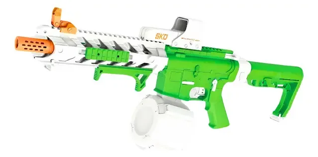 Arma De Gel Automática Skd Blaster M416 Bolinha Luminosa Cor M4