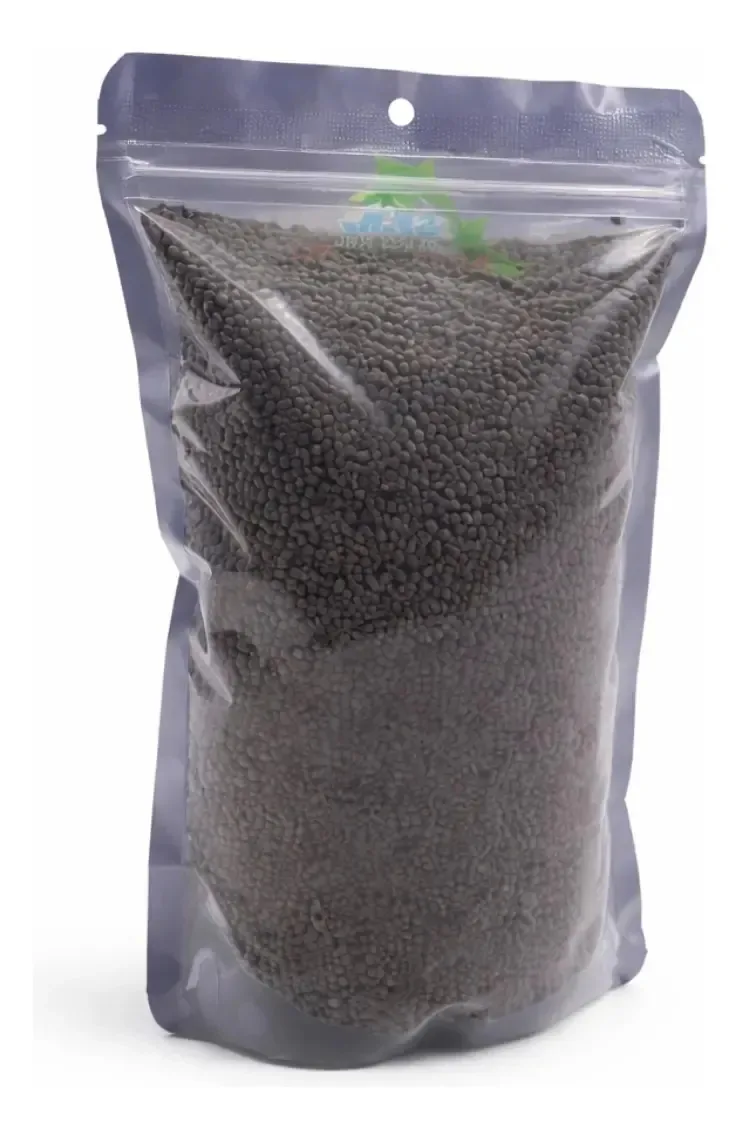 Substrato Fértil Aquário Plantado Preto 1kg Skrw
