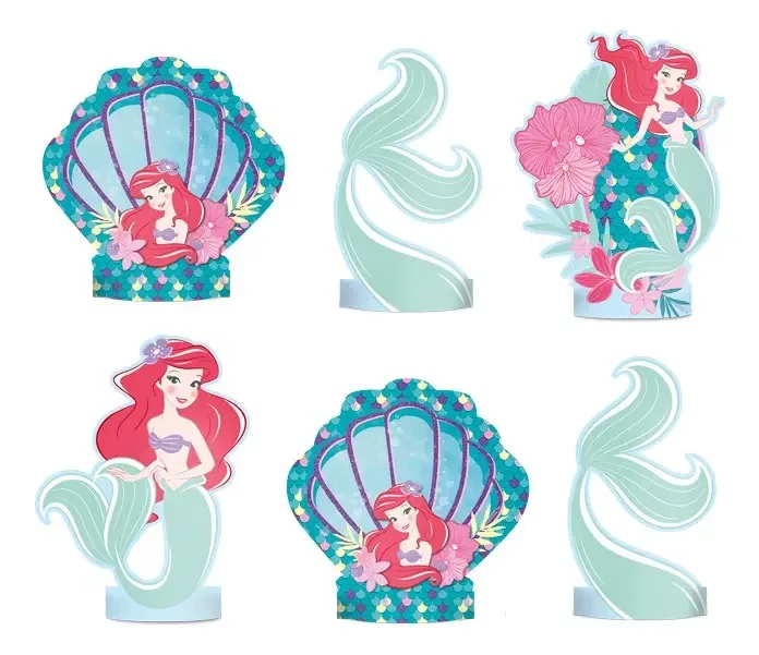 Decoracao De Mesa Ariel Sereismo C/6un Regina
