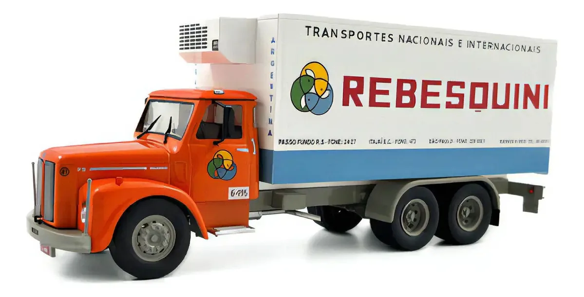 Caminhões Brasileiros Scania Vabis L75 Rebesquini -edição 46