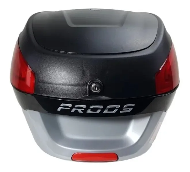 Bau Moto Bauleto 29 Litros Proos Cor Prata