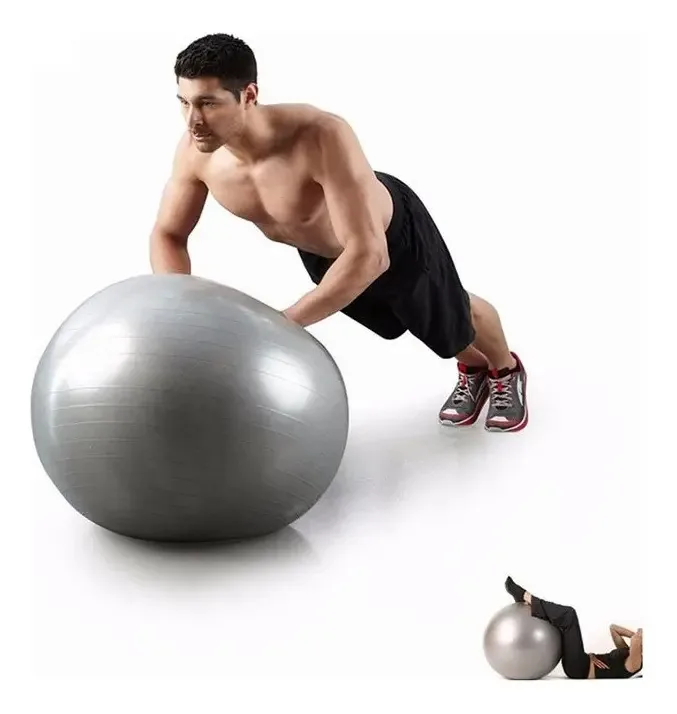 Bola Suiça Para Yoga E Pilates Com Bomba 65cm Wct