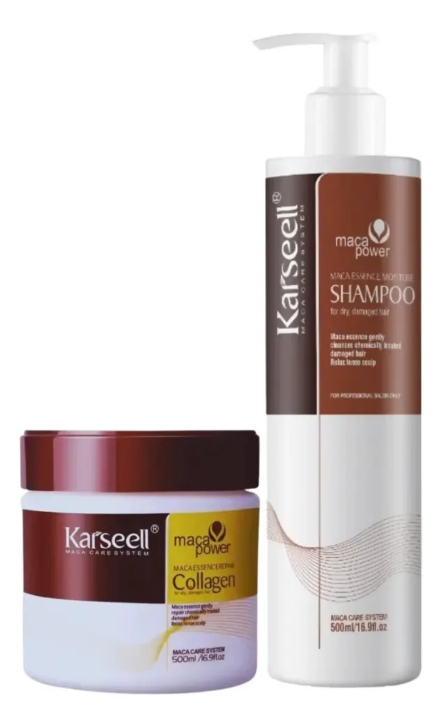 Máscara De Tratamento Profundo Com Shampoo 500g Karseell