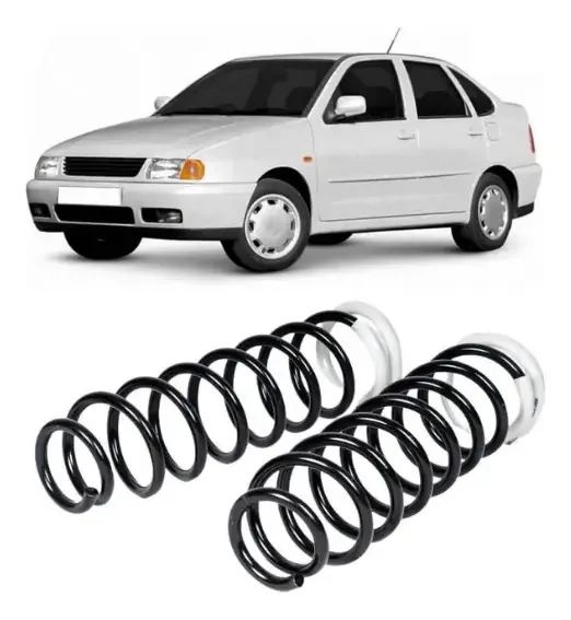 2 Molas Reforçadas Traseiras Gnv - Polo Classic 97 98 99