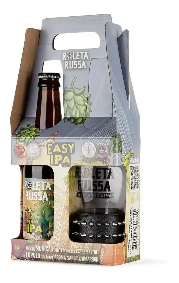 Kit Roleta Russa Cerveja/copo Easy 355ml