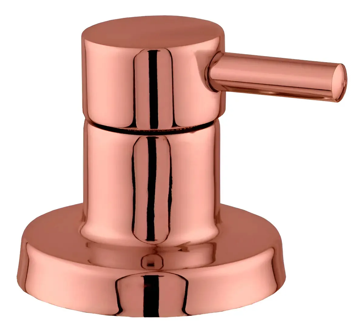 Acabamento De Registro Vernazza 10.19028 C28 1/2 E 3/4 Copp Acabamento Cobre Cor Preto