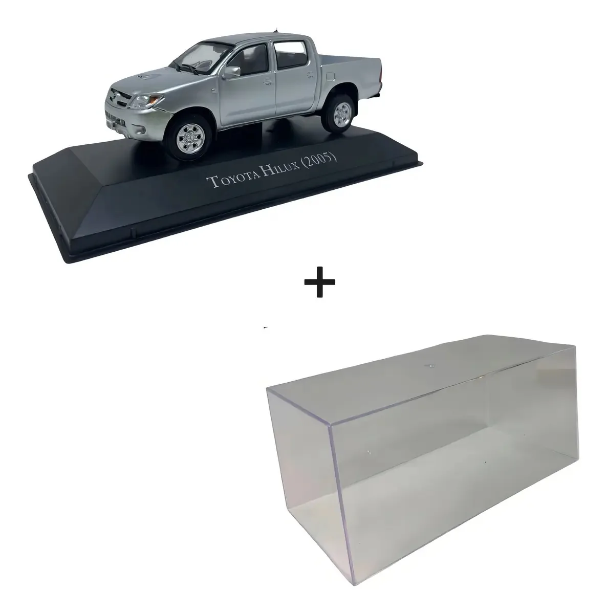 Miniatura Toyota Hilux 2005 1:43 Luppa Coleção Pick Ups com Expositor