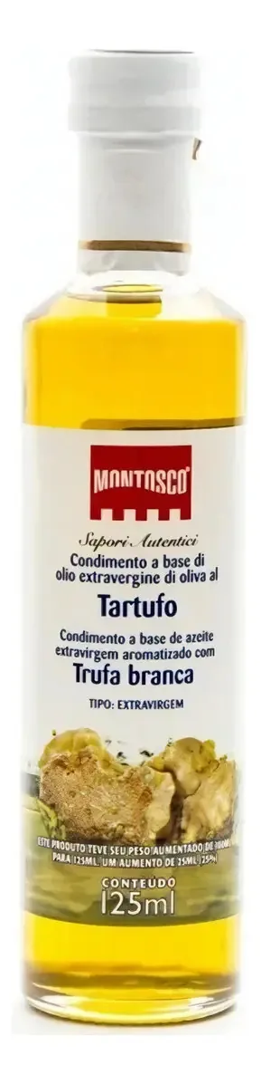 Azeite Extravirgem Italiano Trufado Montosco Tartufo 125ml