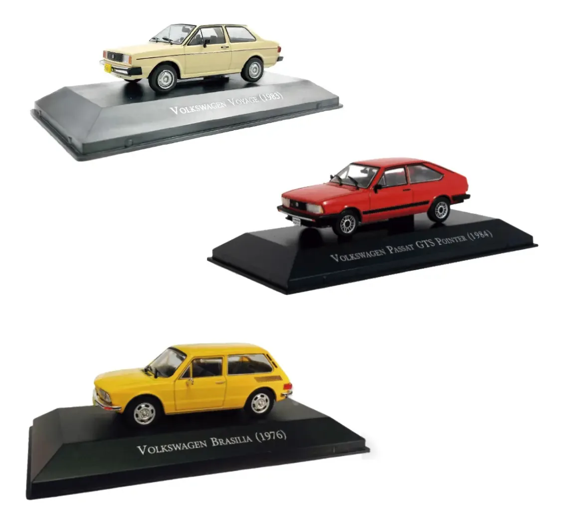 Kit Miniaturas Passat Pointer Brasília Voyage Ed 95 144 150