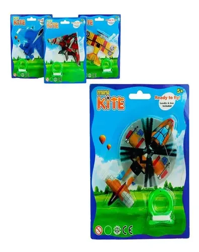 Mini Pipa Plastico Com Linha Sortidos Divertido