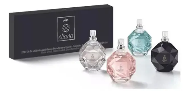 Coleção Completa Eliana Jequiti 04 Perfumes