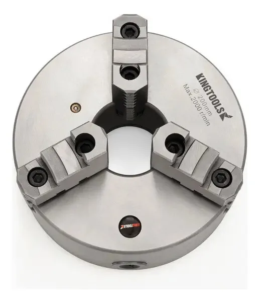 Placa P/torno 3 Castanhas Sobrepostas 200mm(fofo) Kingtools