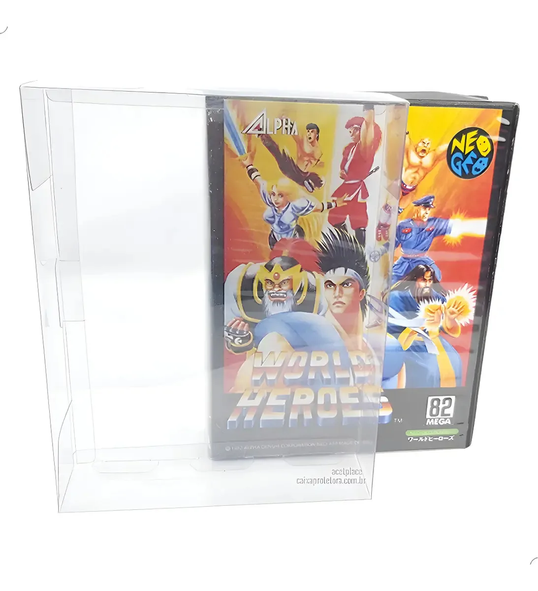Protetor P/ Jogo Case Neogeo Aes Snaplock Shockbox 25un G-17