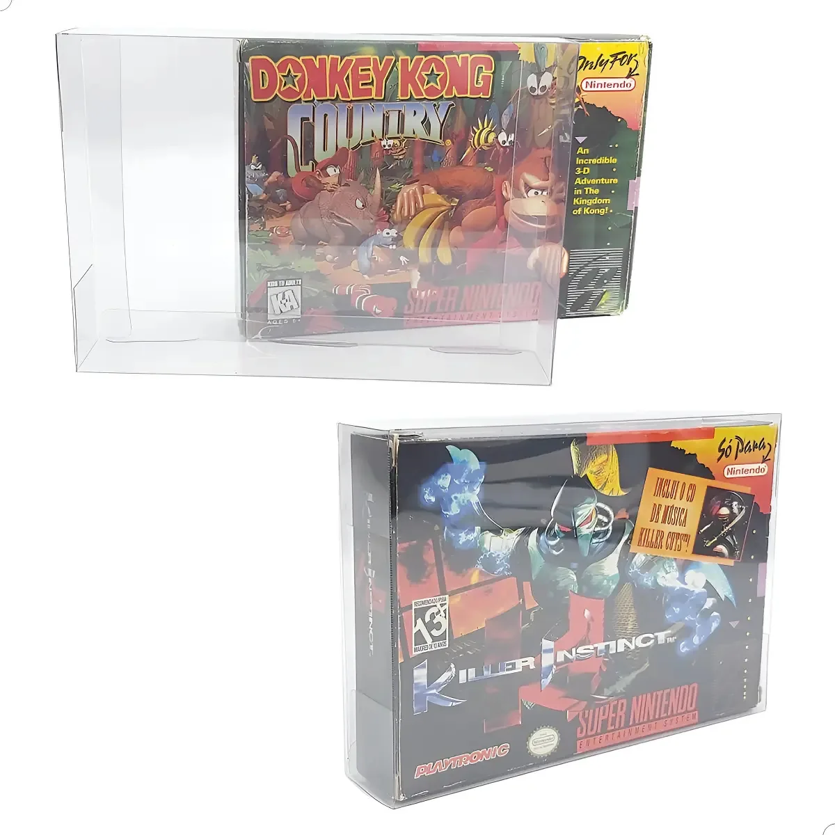 Protetor Para Case Nintendo64 Snes Atari Jaguar 10un Games-4