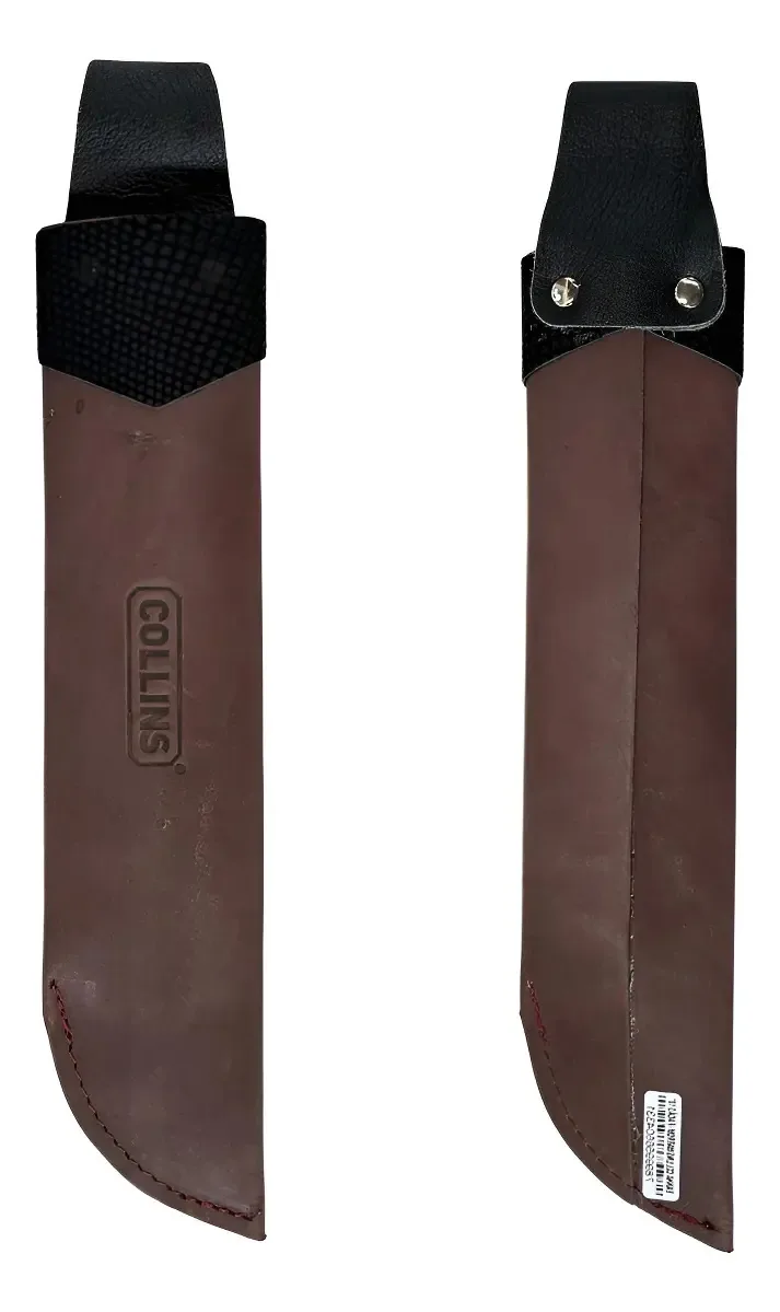 Bainha Facão Mato 14 Polegadas Collins Excelente Resistente. Cor Marrom-escuro